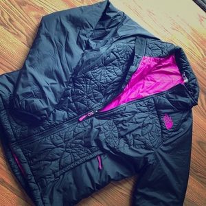 North face thin quilted jacket